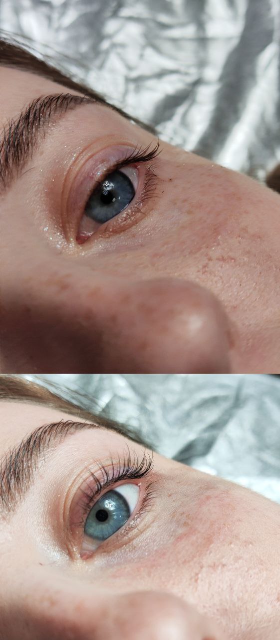 Пример ламинирования ресниц 3