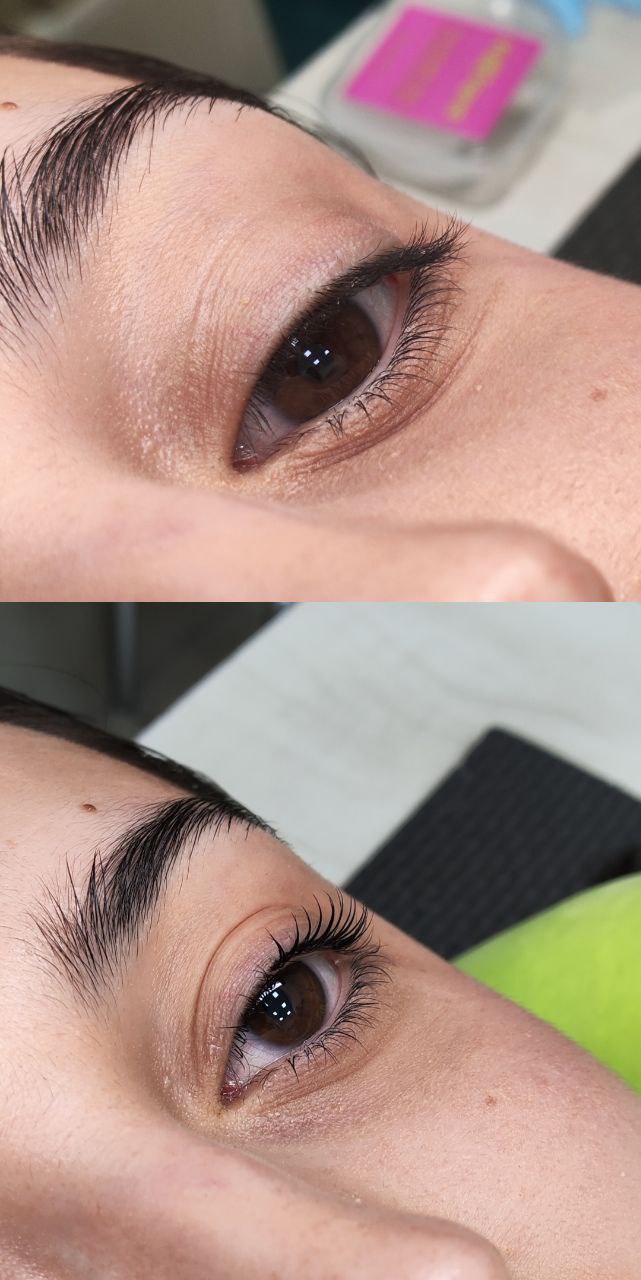 Пример ламинирования ресниц 4